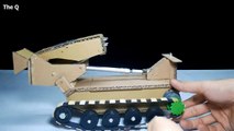 RC Bridge Tank DIY - Military Vehicles, Bridge Layer Tank Remote Control from Cardboard