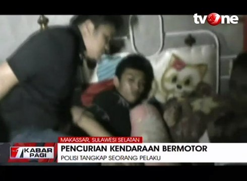 Polisi Tangkap Seorang Pencuri Sepeda Motor