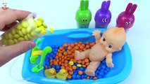 Bébé bain Bonbons Chocolat les couleurs poupée première Apprendre le le le le la temps équipe jouets m