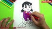 Learn Colors for Kids and Color Doraemon Nobita Shizuka All Charer Coloring Page Pt - 6