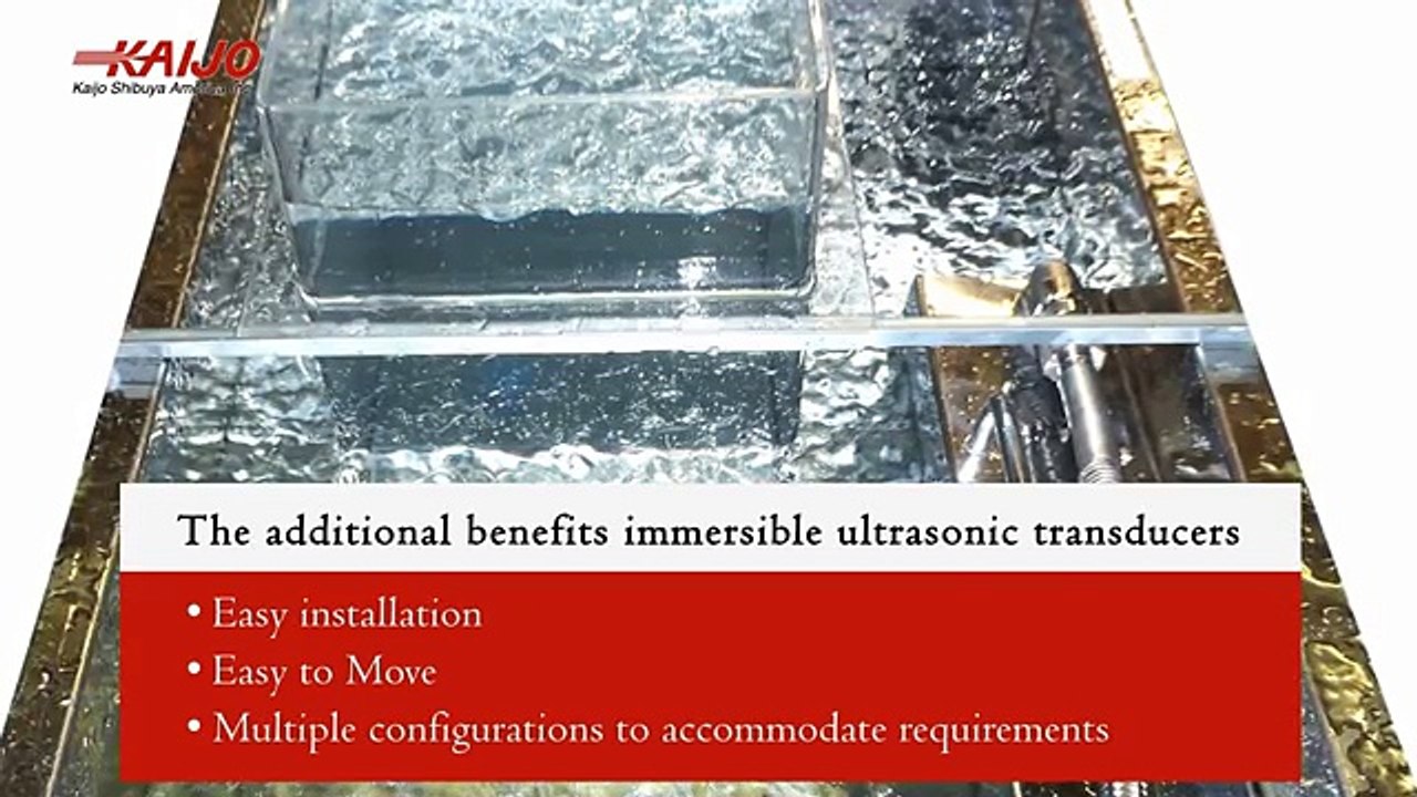 Using Immersible Ultrasonic Transducers in Industrial Cleaning Applications