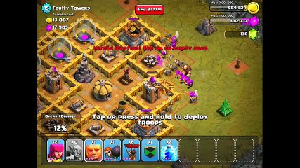 Clash of Clans Level 35 - Faulty Towers