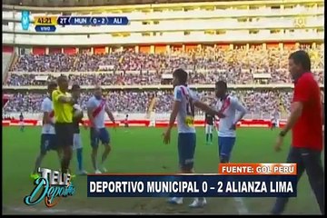 Alianza Lima venció 2-0 a Municipal y es único puntero del Torneo Apertura