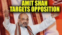 BJP President Amit Shah wages war of words on opposition | Oneindia News