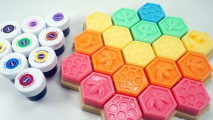 How To Make Honeycomb Milk Color Jelly Pudding DIY Giant Honey Bee Gummy Recipe