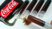 How To Make Real Cola Syringer Toy Jelly Pudding DIY Coke Gummy For Kids Recipe