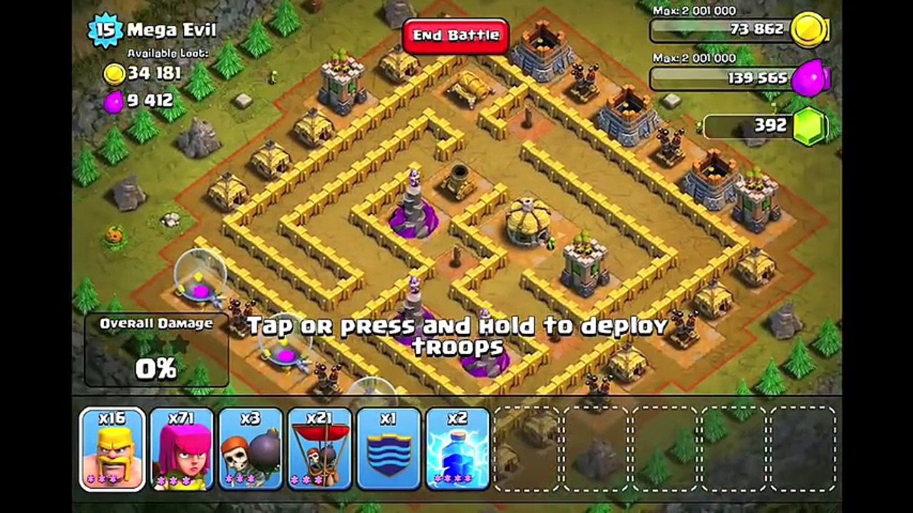 Clash of Clans Level 42 - Mega Evil