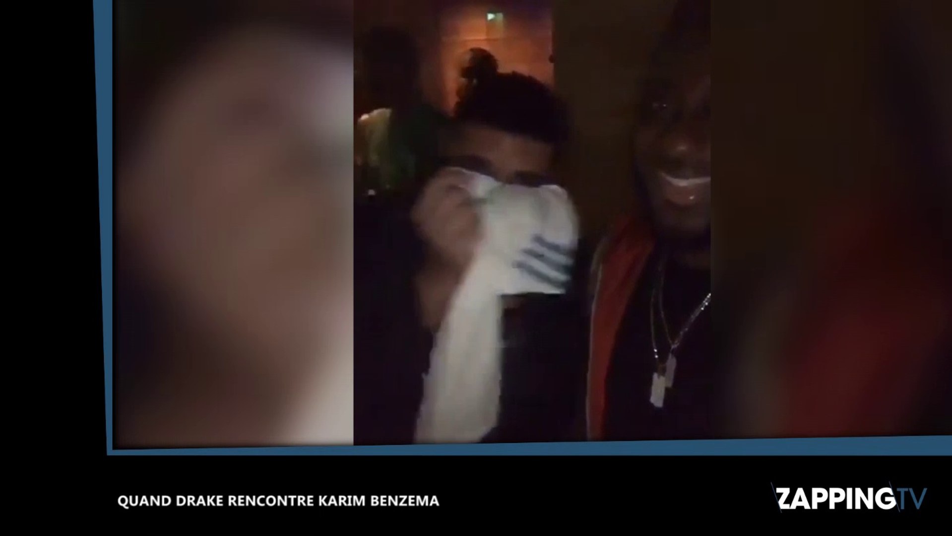 Karim Benzema : Drake totalement fan du joueur, il se fait dédicacer un  maillot (vidéo) - Vidéo Dailymotion