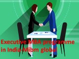 Executive MBA programme in India-Mibm global