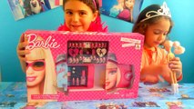 Baume cas brillant lèvre maquillage ongles sur peindre Presse Ensemble avec Barbie jet palette barbie p