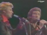 Johnny Hallyday avec Eddy Mitchell - Be bop a lula ( Tv Live 1975 )
