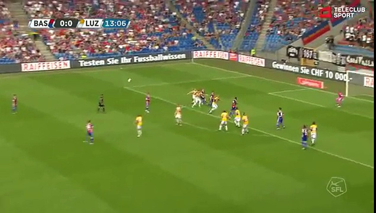 Basel 1:0 Luzern (Swiss Super League 30 July 2017)