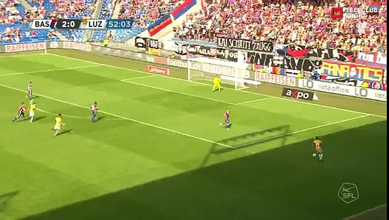Basel 2:1 Luzern (Swiss Super League 30 July 2017)