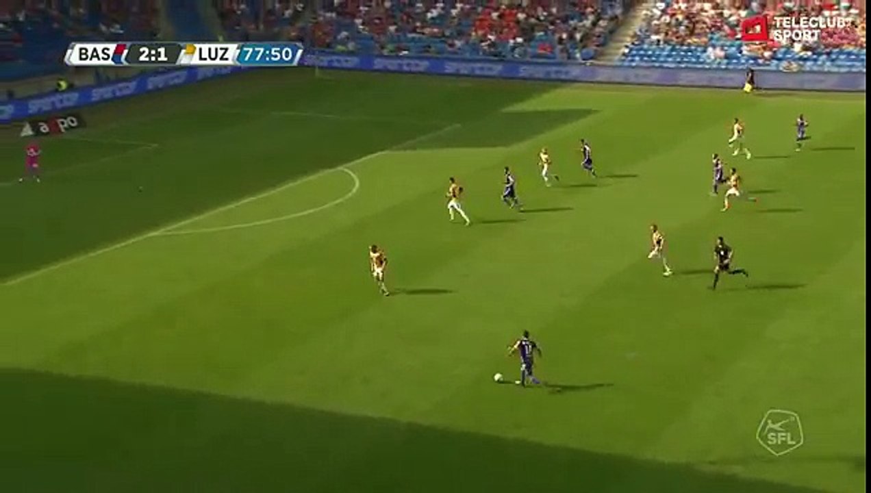 Basel 3:1 Luzern (Swiss Super League 30 July 2017)