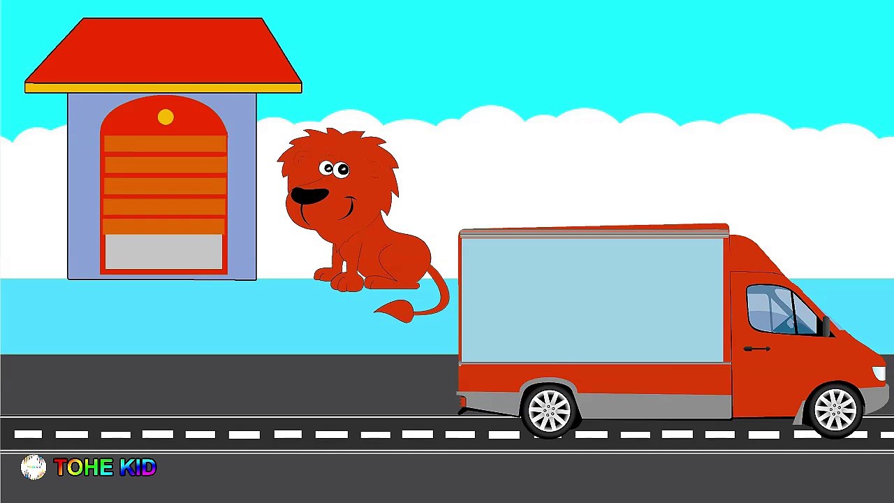 Learn Colors With Lion Animals For Kids Children Toddlers | How To Learn English Animation #learncolors