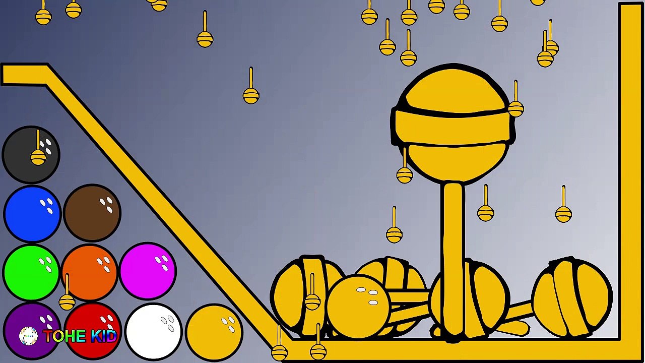 Learn Colors With Lollipops Candy For Kids Children Toddler | How To Learn English Animation #learncolors