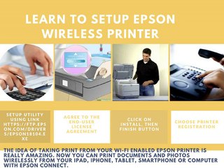 Simply set up Epson wireless printer