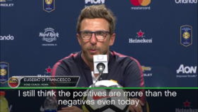Di Francesco taking positives from Roma's ICC performances