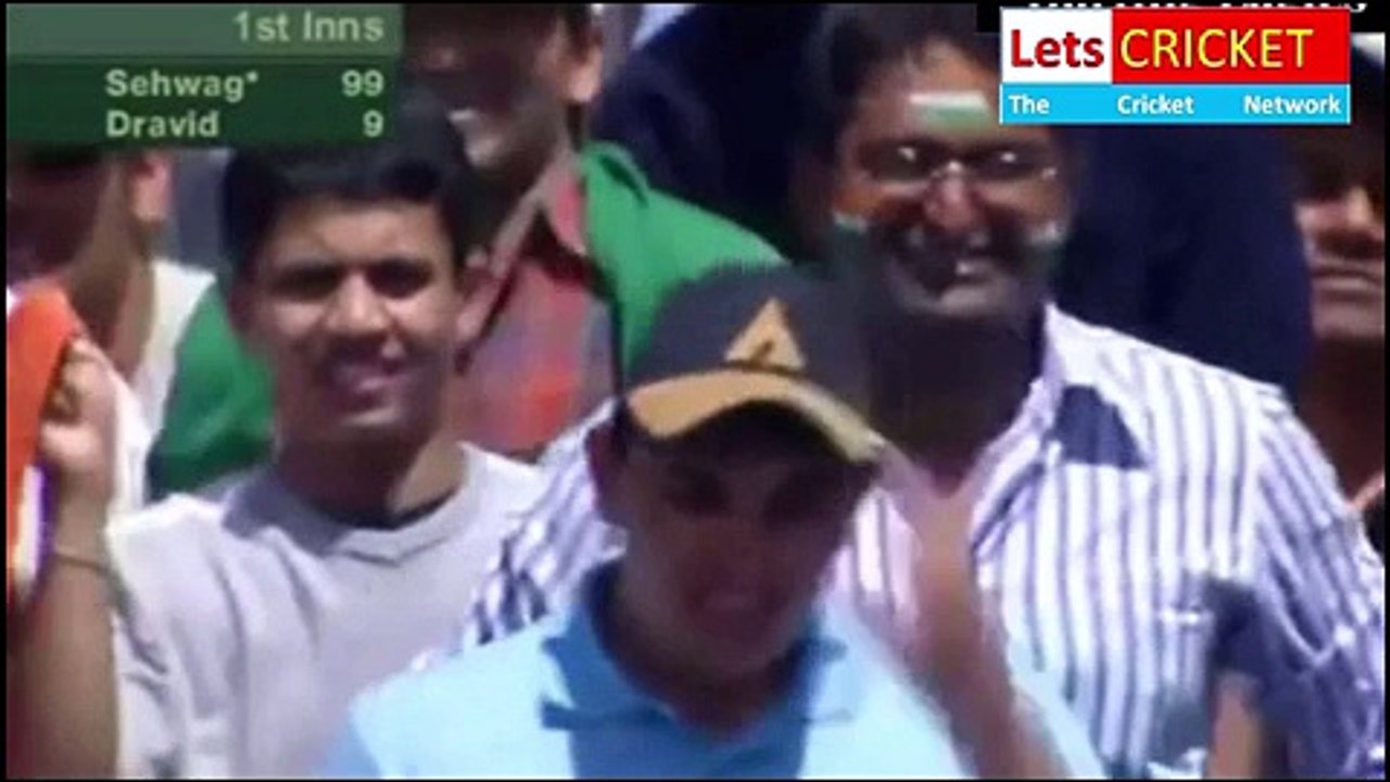 Brett Lee Hits Sehwag TWICE on the Helmet AND THEN see what happen