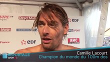 Réaction Camille Lacourt après l'Open EDF