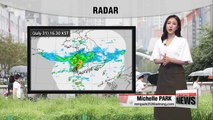 Expect heavy rain until tomorrow due to nearby typhoon