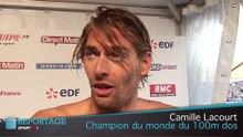 Réaction Camille Lacourt après l'Open EDF