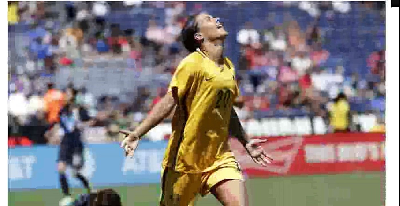 Sam Kerr scores first-half hat-trick, Matildas wins