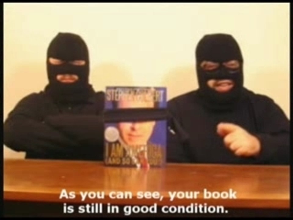 Stephen Colbert, we have your book!