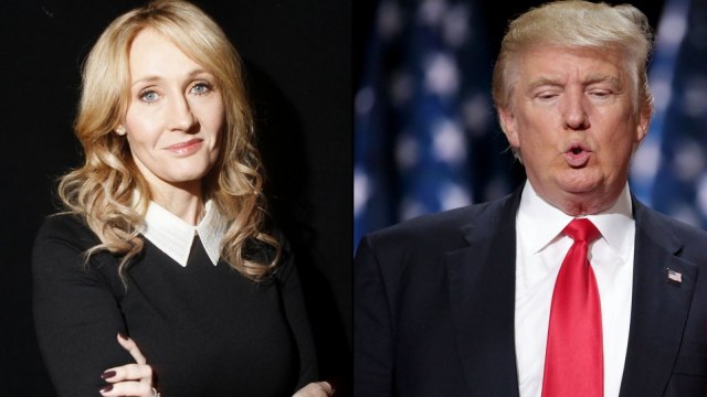 JK Rowling falsely accuses Donald Trump of not shaking hand of disabled child