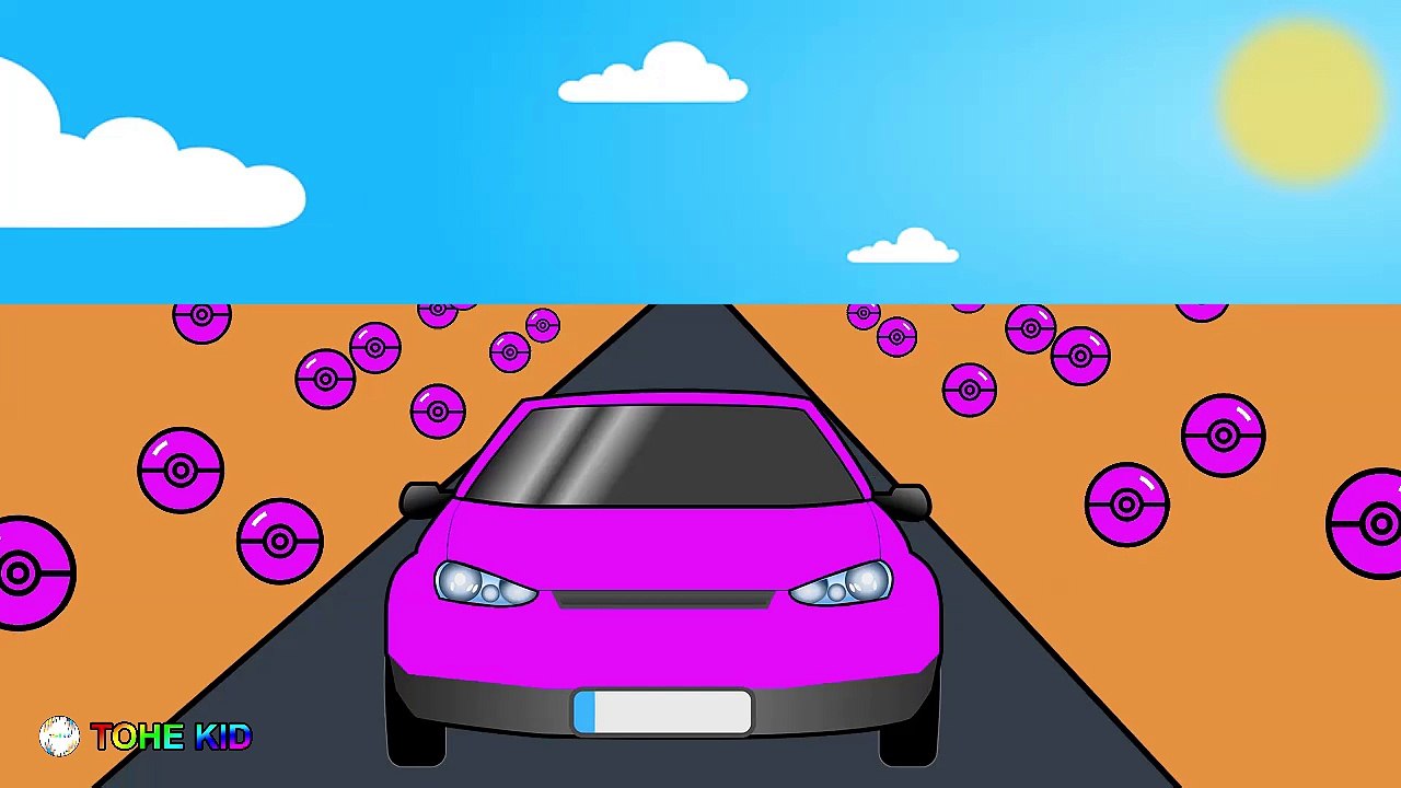 Learn Colors With Pokemons Go For Kids Children Toddlers | How To Learn English Animation #learncolors