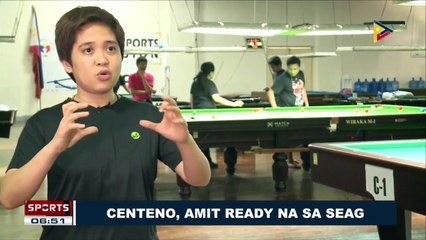 SPORTS BALITA: Centeno, Amit ready na sa SEA Games