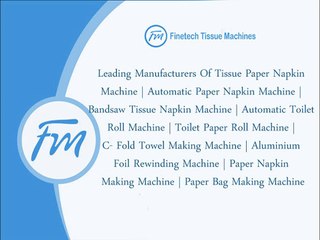 Tissue Paper Napkin Machine