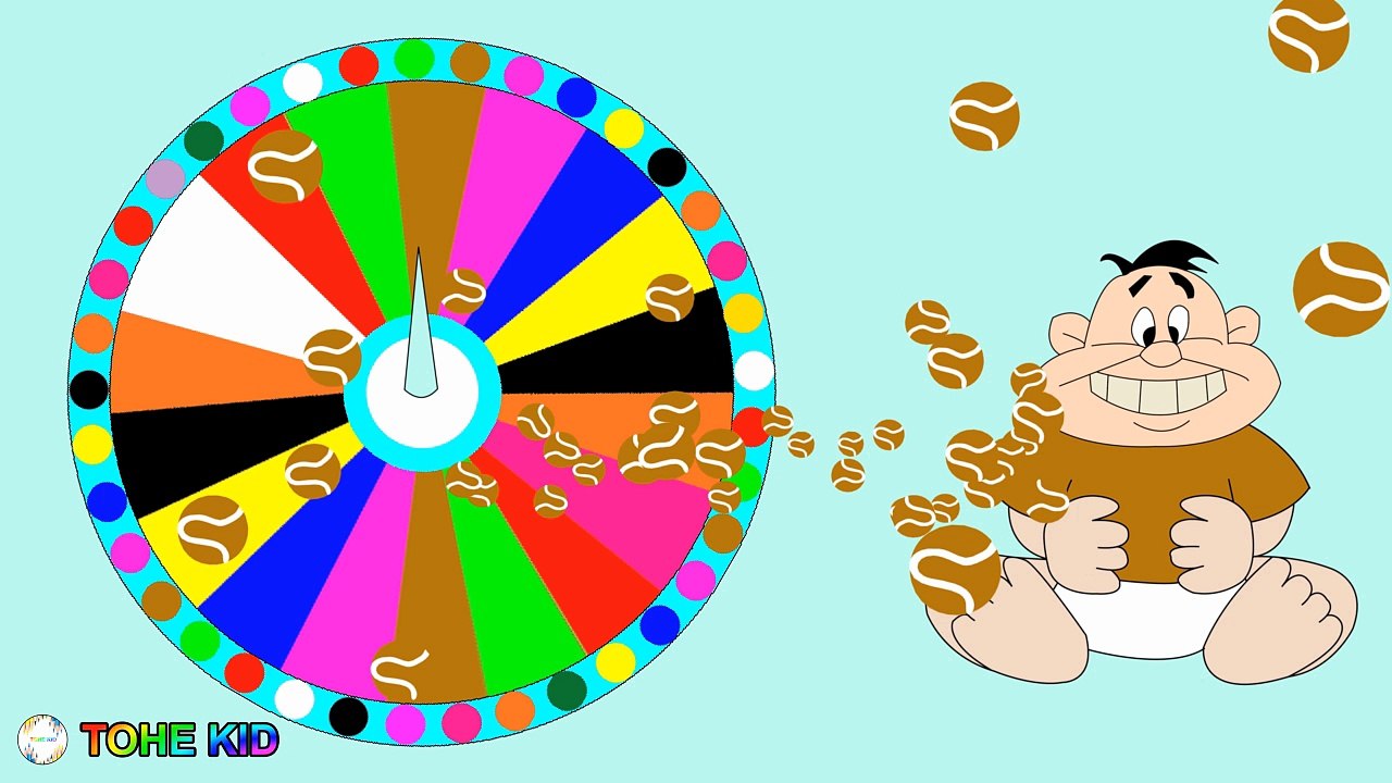 Learn Corlors Baby Big Mouth For Kids Children Toddlers | How To Learn English Animation #learncolors