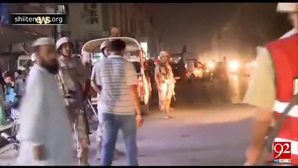 Police in Karachi under terrorist attacked