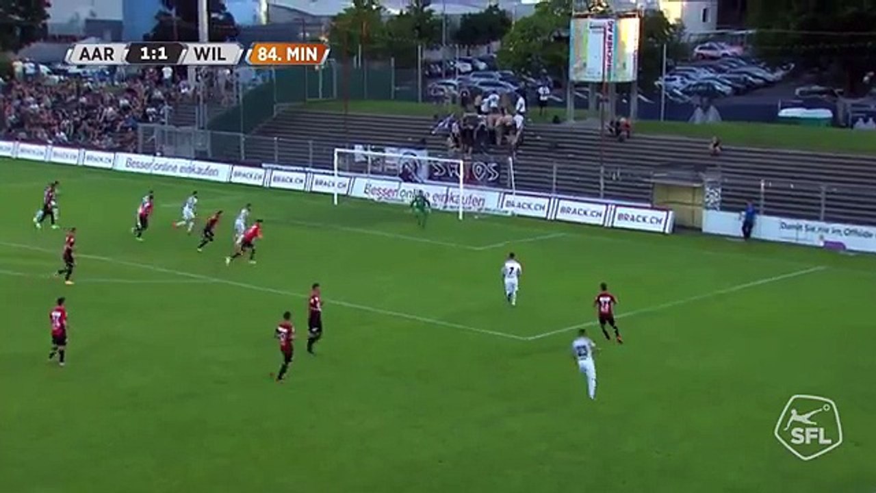 FC Aarau 1:2 FC Will ( Swiss Chellenge League 29 July 2017)
