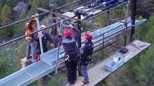 Le pont suspendu le plus long du monde inauguré en Suisse