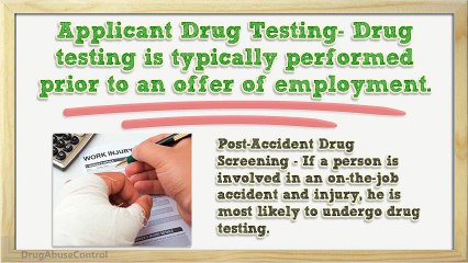 When Do Organizations Conduct Pre-employment Drug Testing