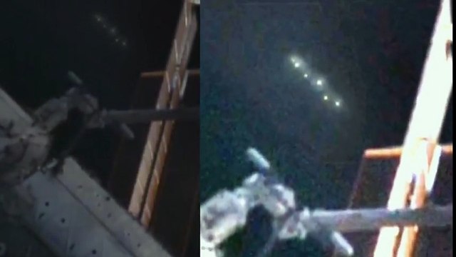 OVNI gigante captado desde estación orbital