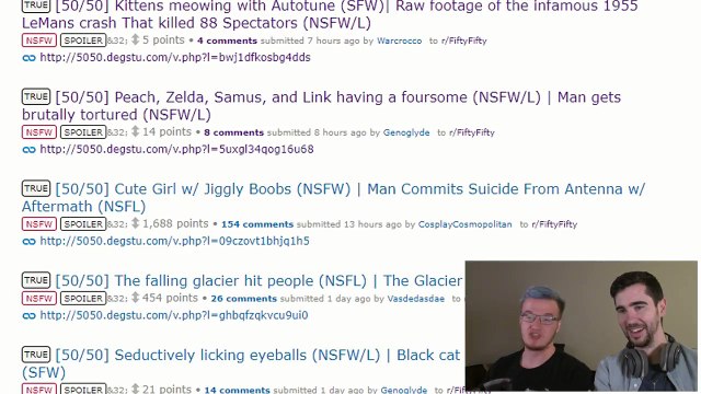 DONT LET THE SMILES FOOL YOU! - Reddit 50/50 Challenge w/MiniLadd (Re-uploaded)