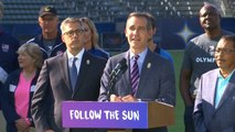 Los Angeles celebrates winning the 2028 Summer Olympics