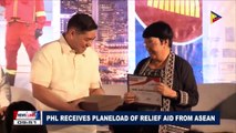 PHL receives planeload of relief aid from #ASEAN