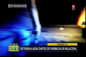 Surquillo: tras balacera detienen a banda de peligrosos “marcas”.