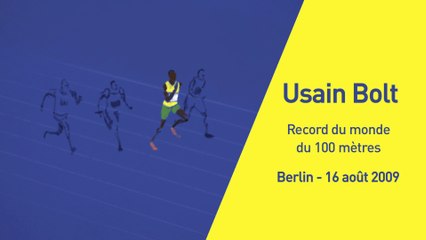 Athlé - Les grands moments : Bolt et le record du monde du 100m