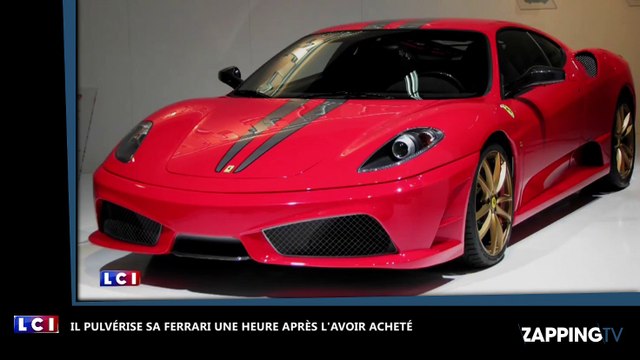 Il s’achète une Ferrari à 280 000€ et la pulvérise une heure plus tard (Vidéo)