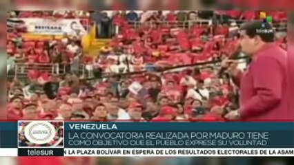 Asamblea Nacional Constituyente venezolana se instalará en 72 horas