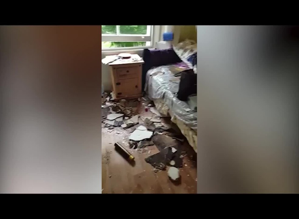 Roof Collapses Inside Domestic Abuse Survivors Refuge