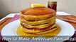 Americano comida cómo hacer panqueques para |