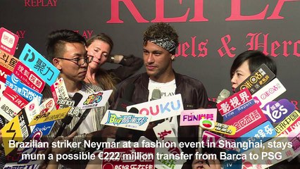Neymar gets China red-carpet treatment as speculation grows