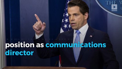 Trump removes Anthony Scaramucci from communications director role