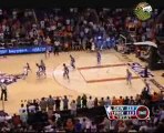 D.J. Strawberry drains a 3-pointer with 3.3 seconds left